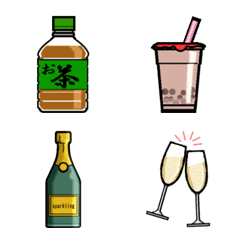 [LINE絵文字] 飲物各種揃ってますの画像