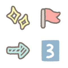 [LINE絵文字] Editor's emoji-Cute Label01の画像