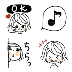 [LINE絵文字] ▶︎動く♪大人シンプル♡CUTEの画像