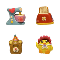 [LINE絵文字] Super Cute Clay！の画像