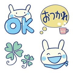 [LINE絵文字] うさミルク絵文字の画像