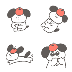 [LINE絵文字] Dodoa/apple dogの画像
