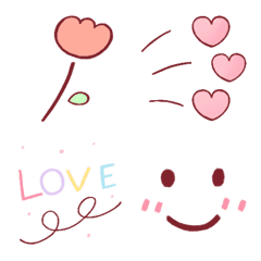Sweet Love Emojiの絵文字メイン画像