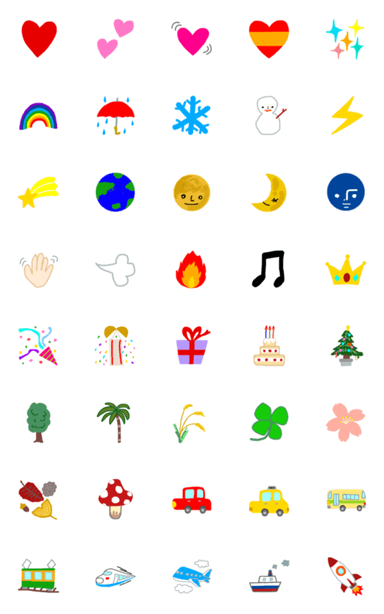 [LINE絵文字]uzm's emojiの画像一覧