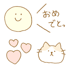 [LINE絵文字] ふんわりカラー。の画像