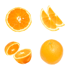 [LINE絵文字] オレンジ です 果物 フルーツ みかんの画像