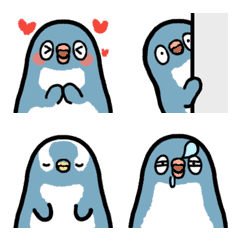[LINE絵文字] 動く☆表情豊かなペンギンの絵文字の画像