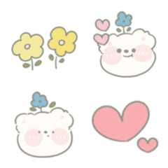 [LINE絵文字] Pikkalik : Emoji Bear 5の画像