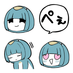 [LINE絵文字] ちいさいいきもの ともペン絵文字の画像