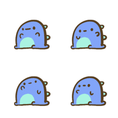 Emoticon stickers of the purple beastの絵文字メイン画像