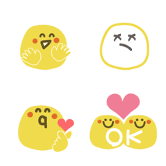 #シンプルスマイル絵文字 06の絵文字メイン画像