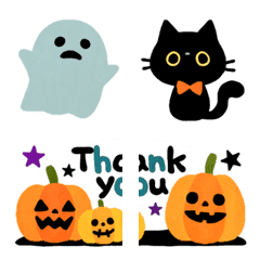 [LINE絵文字] 動く！ポップでかわいいハロウィン絵文字の画像