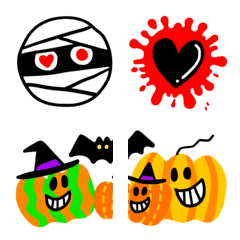 [LINE絵文字] つながるハロウィン2の画像