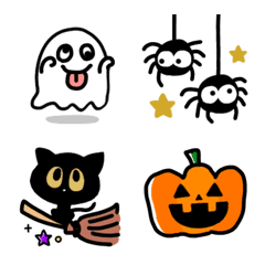 [LINE絵文字] ハッピーハロウィンmonster 絵文字の画像