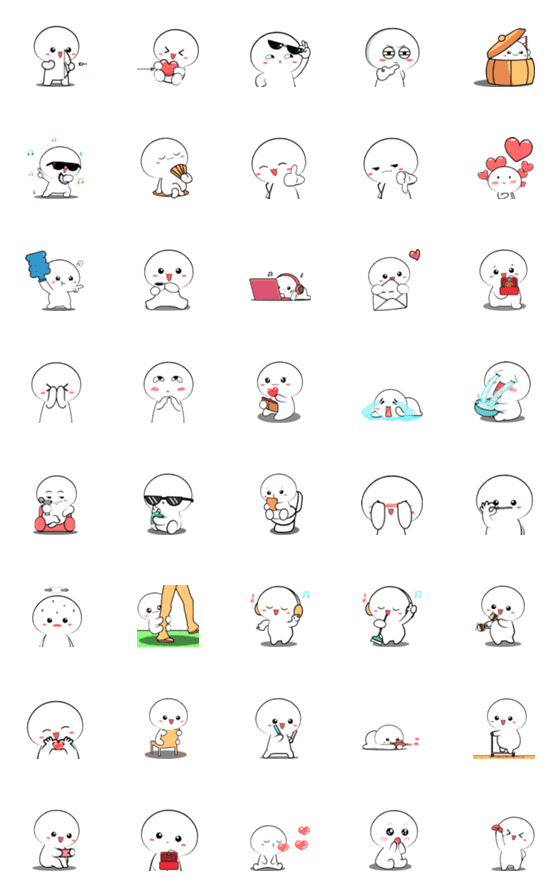 [LINE絵文字]Gunduls paculs 9 : Animated emojiの画像一覧