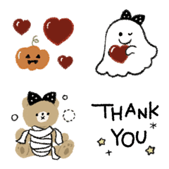 おしゃかわハロウィン♡の絵文字メイン画像