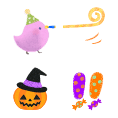 [LINE絵文字] ハロウィン＆秋の絵文字♬.*の画像