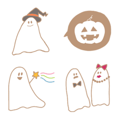 [LINE絵文字] New ghost friendsss #2 ハロウィンの画像