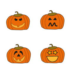 [LINE絵文字] halloween pumpkin24の画像