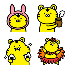 とらさん絵文字4の絵文字メイン画像