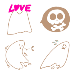 [LINE絵文字] New ghost friendsss #4の画像