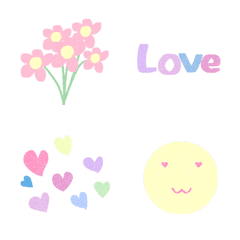 [LINE絵文字] lovely mood emojiの画像