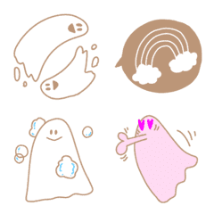 [LINE絵文字] New ghost friendsss #5の画像