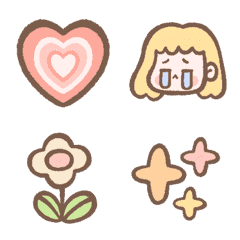 [LINE絵文字] cute and dukdik dukdikの画像