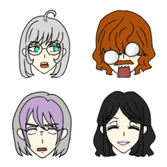 [LINE絵文字] 4nigami The Original Emoji No.6の画像