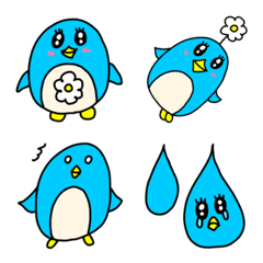 [LINE絵文字] riekimのペンギン絵文字の画像