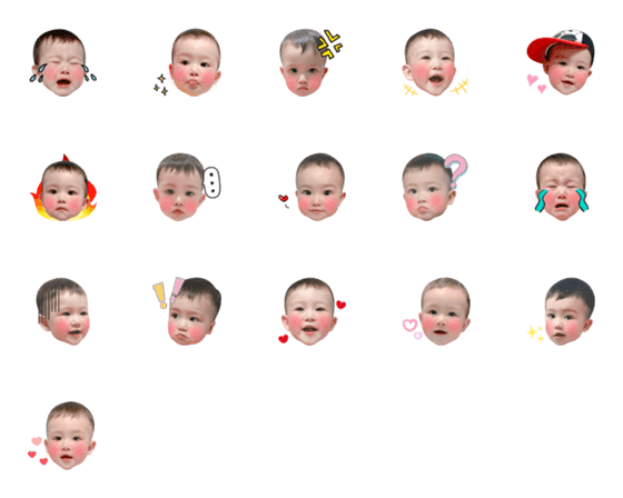 [LINE絵文字]baby 00023の画像一覧