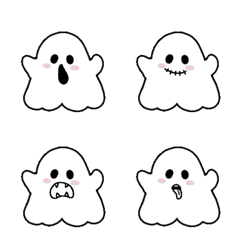 [LINE絵文字] halloween little ghostの画像