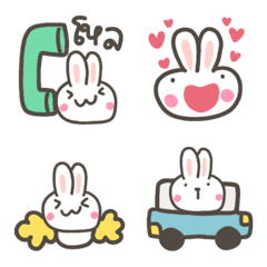 [LINE絵文字] PoMoTo Rabbit Emojiの画像