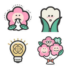 [LINE絵文字] 花たちの絵文字の画像