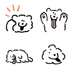 [LINE絵文字] DOUHUA THE SAMOYED 3の画像