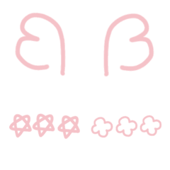 [LINE絵文字] emoji  cute pinkの画像