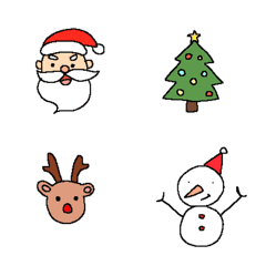 [LINE絵文字] Christmas cute storyの画像