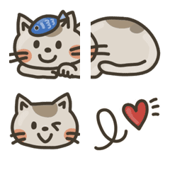 [LINE絵文字] 繋がる猫絵文字♡ねこねこ♡の画像