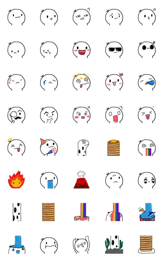 [LINE絵文字]my fiends need stickers！の画像一覧