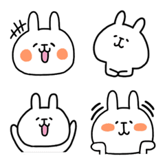 ぽのぼのうさぎの絵文字の絵文字メイン画像
