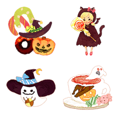 [LINE絵文字] ハッピーハロウィンな絵文字の画像