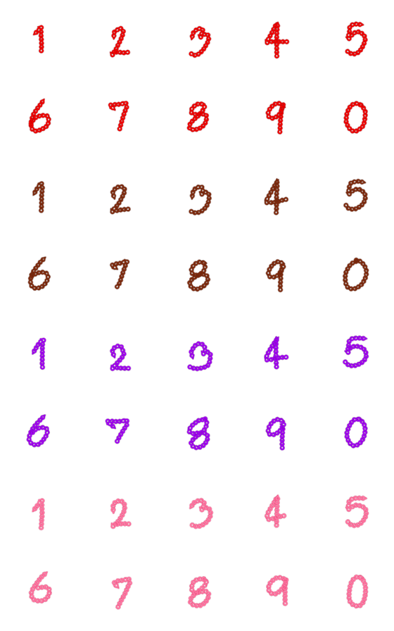 [LINE絵文字]number__の画像一覧