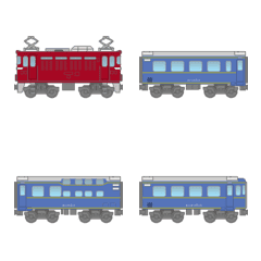 [LINE絵文字] 寝台列車の画像