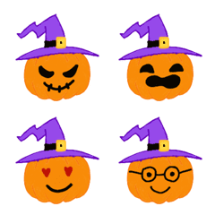 [LINE絵文字] Halloween pumpkinsの画像