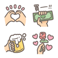 [LINE絵文字] Editor's emoji-gestureの画像