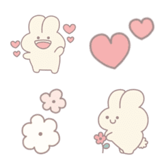 [LINE絵文字] Pikkalik : rabbit emoji**の画像