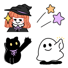 [LINE絵文字] 動く♡かわいいハロウィンの画像