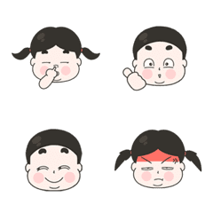 [LINE絵文字] Lu's DaiDai FeiFei Big Faceの画像