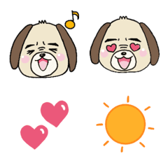 [LINE絵文字] めい犬とよくつかうえもじの画像