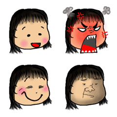 [LINE絵文字] ママンのfunny Faceの画像